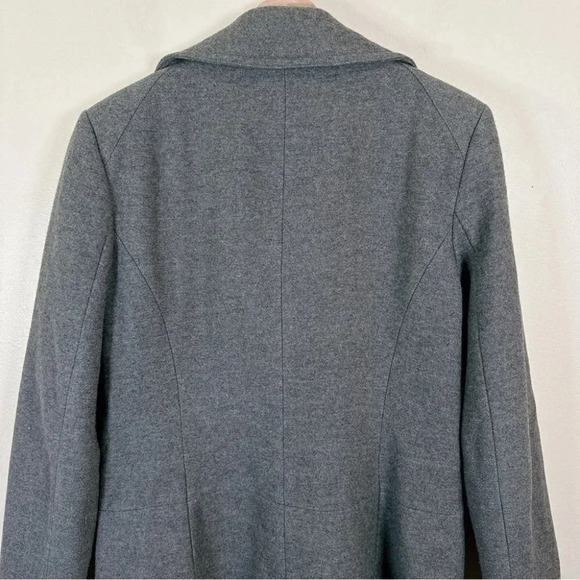 Banana Republic Melange Wool Double Breasted Pea  Coat - Picture 12 of 16